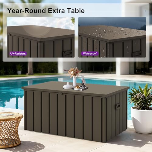 Outdoor Deck Box 150 Gallon