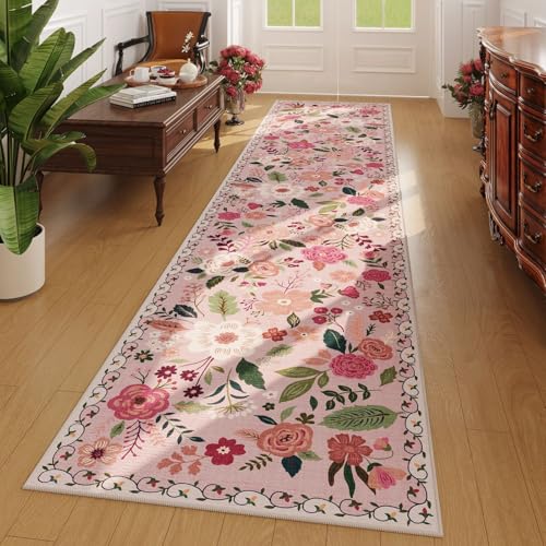 Long Hallway Runner Rug 2'7"x14' Washable (36.4 Sq Ft)