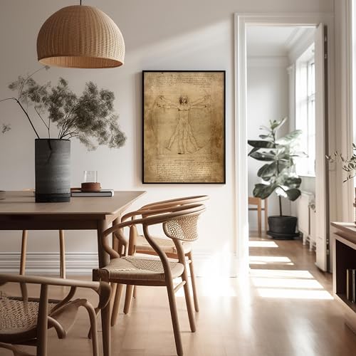 Vintage Leonardo Da Vinci Poster
