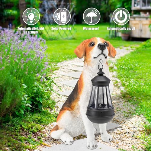 Garden Dog Statues Decor