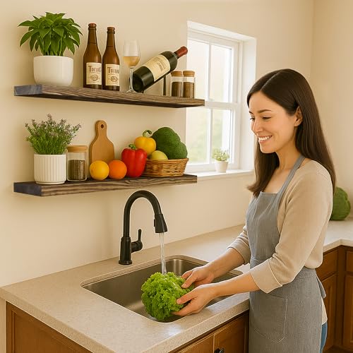 Floating Shelves for Wall 48 inch Long Set of 2 (2 Count)