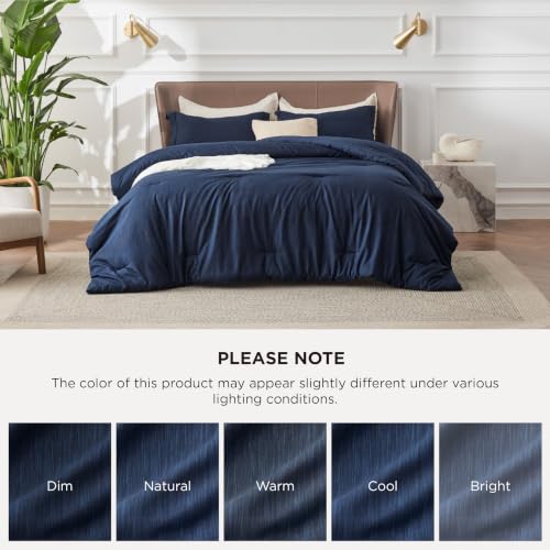 Navy King Size Comforter Set
