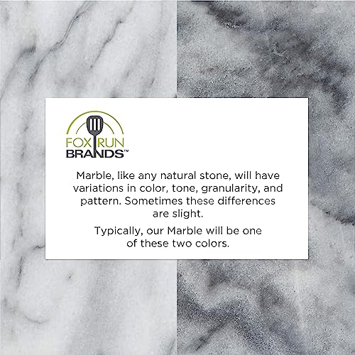 48749 Natural White Polished Marble Stone Coasters (6 Count)