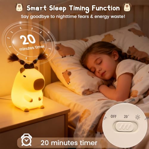 Cute Capybara Night Light