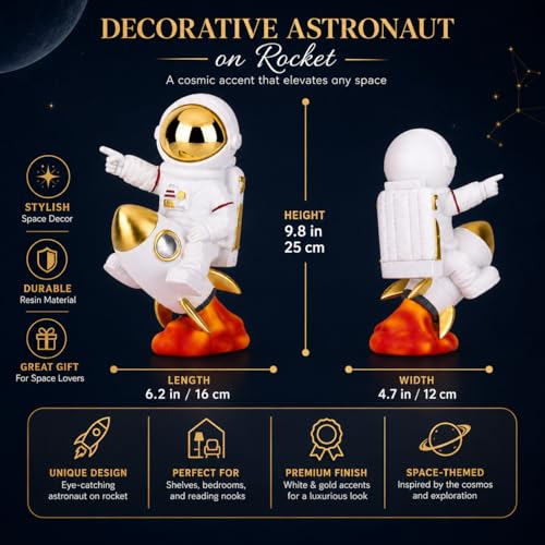 Artemis 2 Astronaut Rocket Figurines and Sculptures