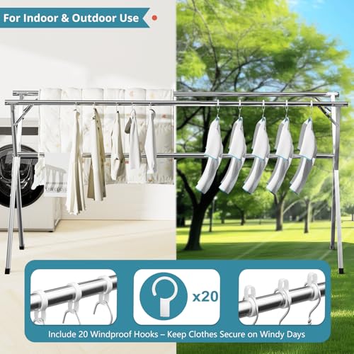 95 Inches Clothes Drying Rack