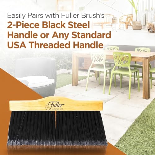 12 Inch Maple Wood Upright Broom Head Replacement