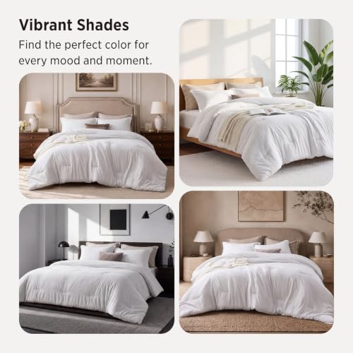 Gray White Super King Comforter Set