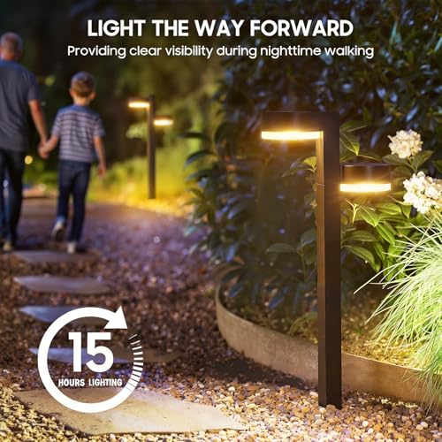 Solar Pathway Lights Outdoor Waterproof (12 Count)