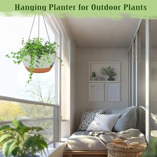 Self Watering Hanging Planters 2 Pcs (2 Count)