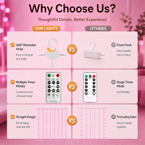 300LED Fairy Curtain Lights