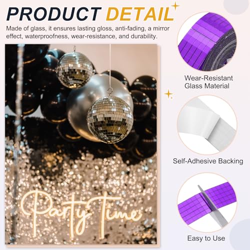 5x5mm Self Adhesive Mirrors Mosaic Tiles (2500 unidad)