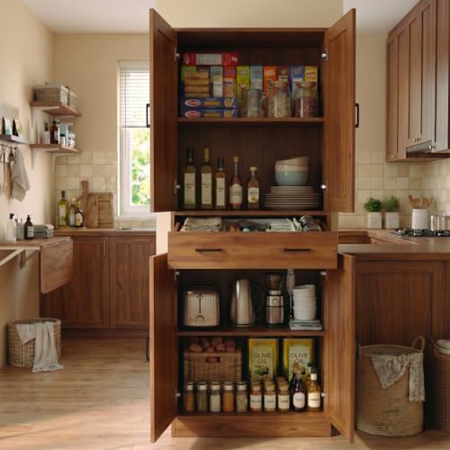 71" Tall Kitchen Pantry Cabinet