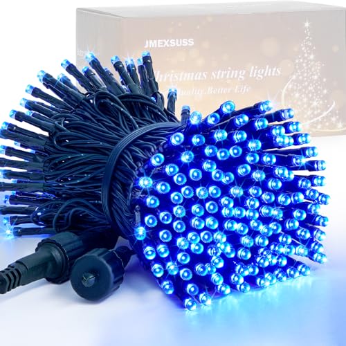 66ft 200 LED Blue Christmas Lights Outdoor Plug in