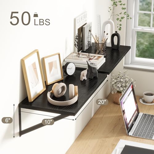 20 Inch Floating Shelves for Wall (2 Count)