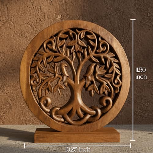 Solid Wood Tree Sculpture