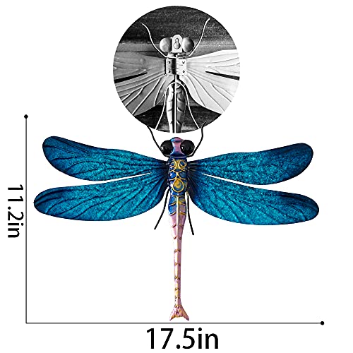 Metal Dragonfly Garden Art Decorations (2 Count)
