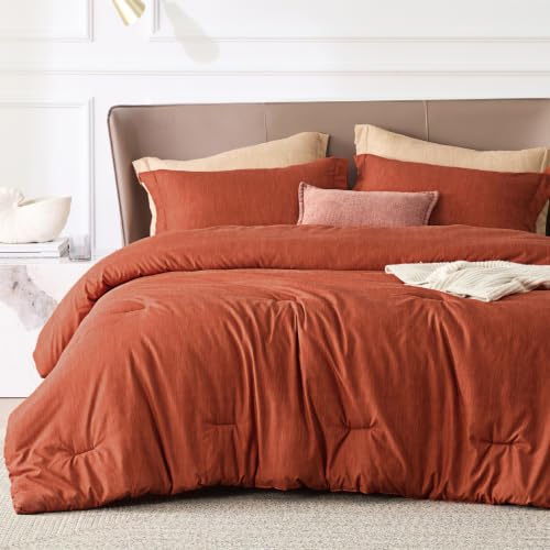 Orange Queen Comforter Set