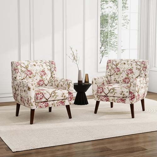Floral Accent Chair (2 Count)