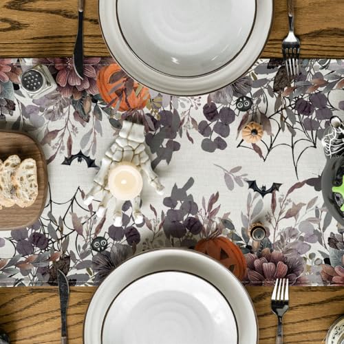 210 GSM Halloween Table Runner Home Party Decor 13x108 Inch