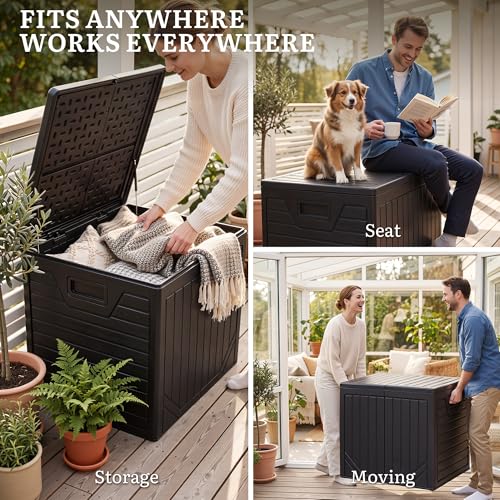 150 Gallon Large Outdoor Storage Box w