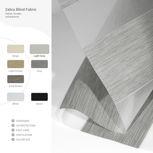 Cordless Zebra Blinds for Windows
