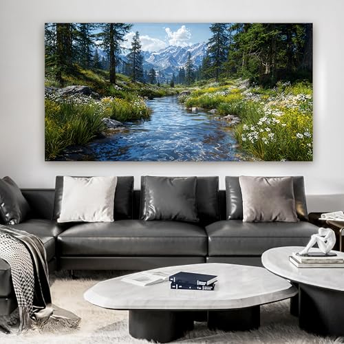 Large Canvas Wall Art Decor Picture For Living Room Nature Wall Art 29"x58"