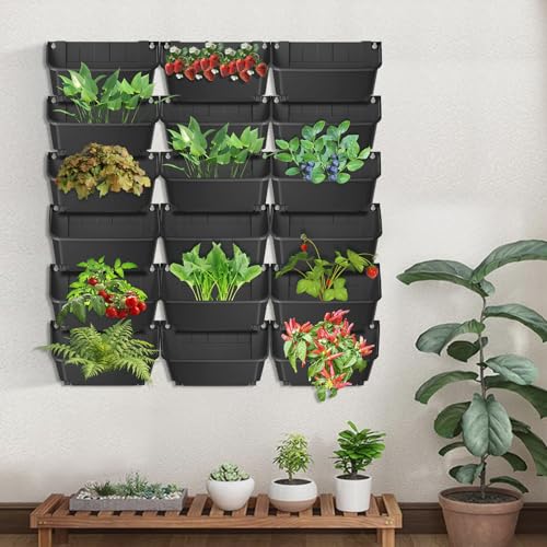18Pcs Vertical Wall Planter