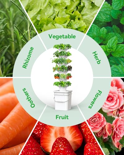 Vertical Hydroponics Growing System Kit