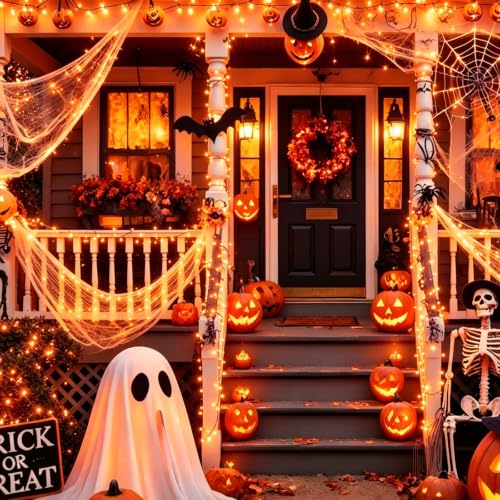 25FT Orange Halloween String Lights (50 Count)