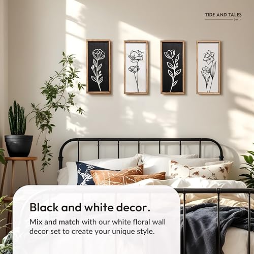 3D Vintage Black Living Room Decor (2 Count)