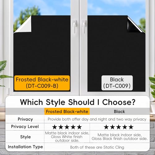 Blackout Window Privacy Film