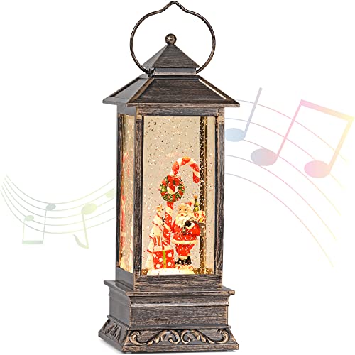 Christmas Musical Snow Globe Lantern