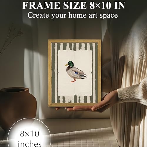 Vintage Framed Duck Wall Art Print