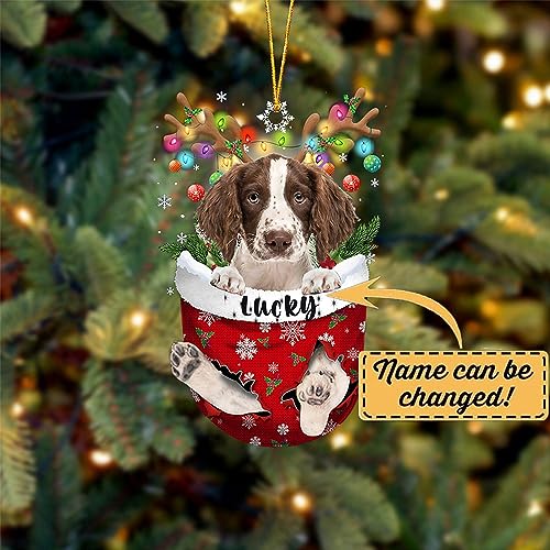 English Springer Spaniel Dog Christmas Ornament