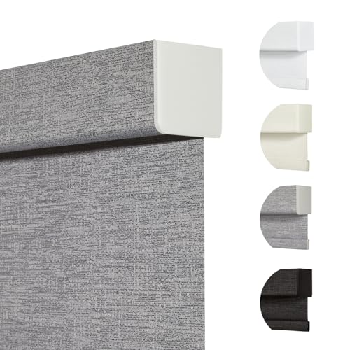 Blackout Roller Shades for Indoor Windows with Upgraded Cassette