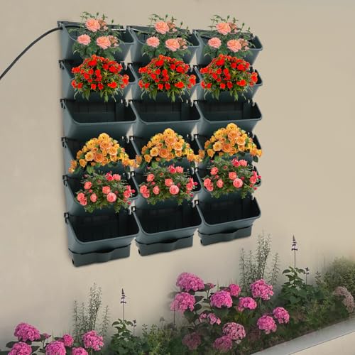 18 Pots Self Watering Vertical Wall Planter