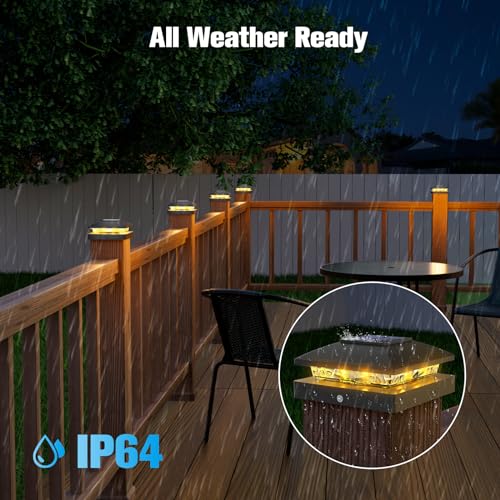 4x4 Solar Post Cap Lights (8 Count)