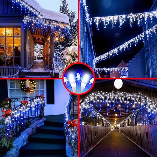 504 LED 50FT Christmas Icicle Lights