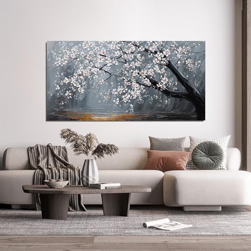 Modern Botanical Wall Art Prints for Bedroom 24"X 48" Floral Wall Art Decor