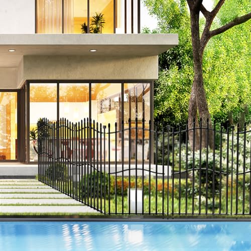 No Dig Garden Fence 40" H x 22.5'L Decorative Yard Dog Outdoor Panels (7.83 Sq Ft)