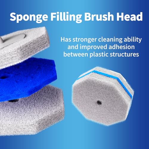 60pc Refills Disposable Toilet mats Brush Cleaning System (60 Count)