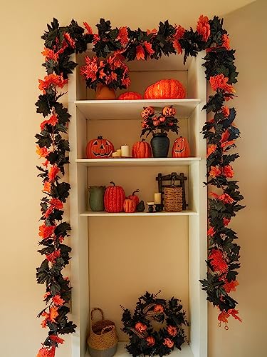 6PCS Premium Artificial Fall Garland (33.6 Foot)