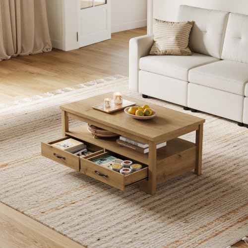 Farmhouse Coffee Table with Storage