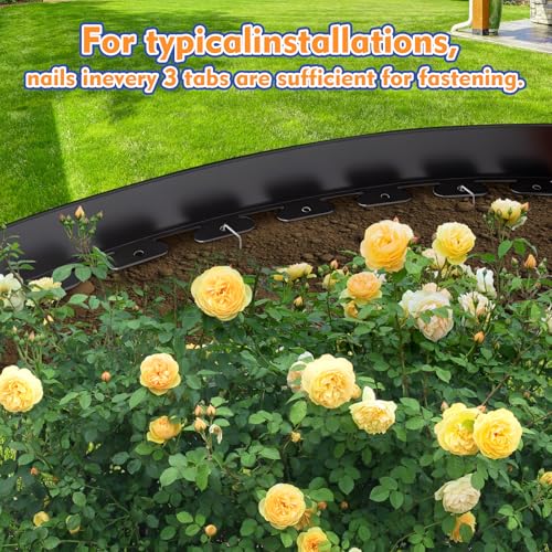 4IN x 33FT Landscape Edging (40 Count)