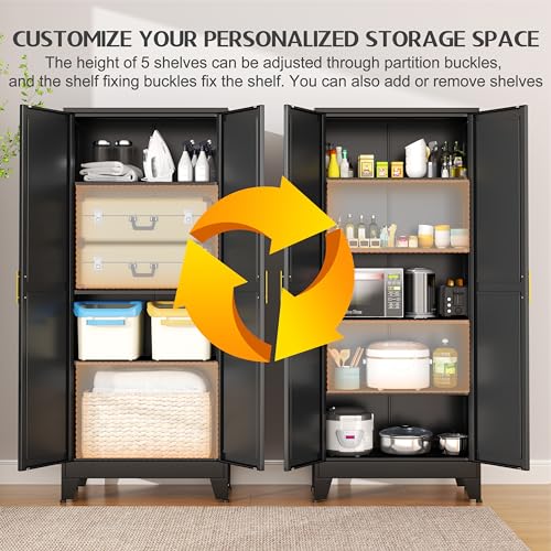 75.2" Tall Storage Cabinet