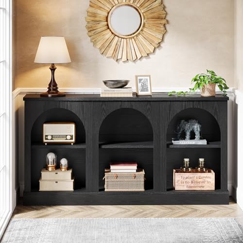 Black Console Table with Storage
