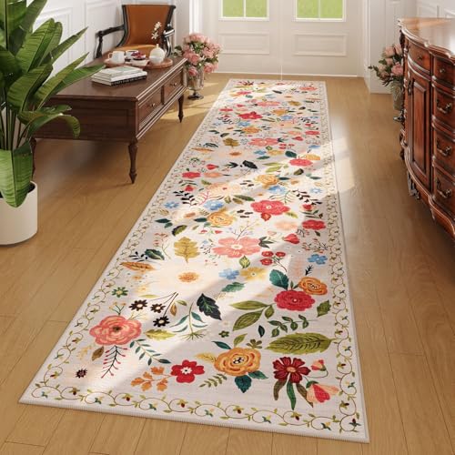 Long Hallway Runner Rug 2'7"x14' Washable (36.4 Sq Ft)
