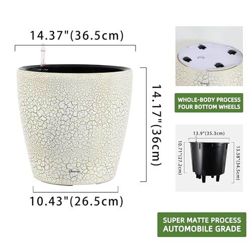 15x14 Self Watering Planter with Wheels