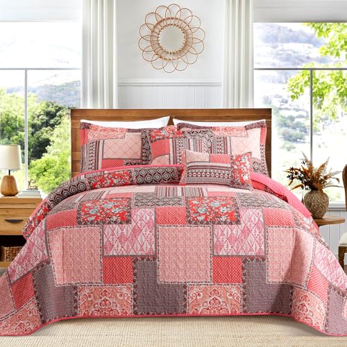 100% Cotton Face Quilts Queen Size